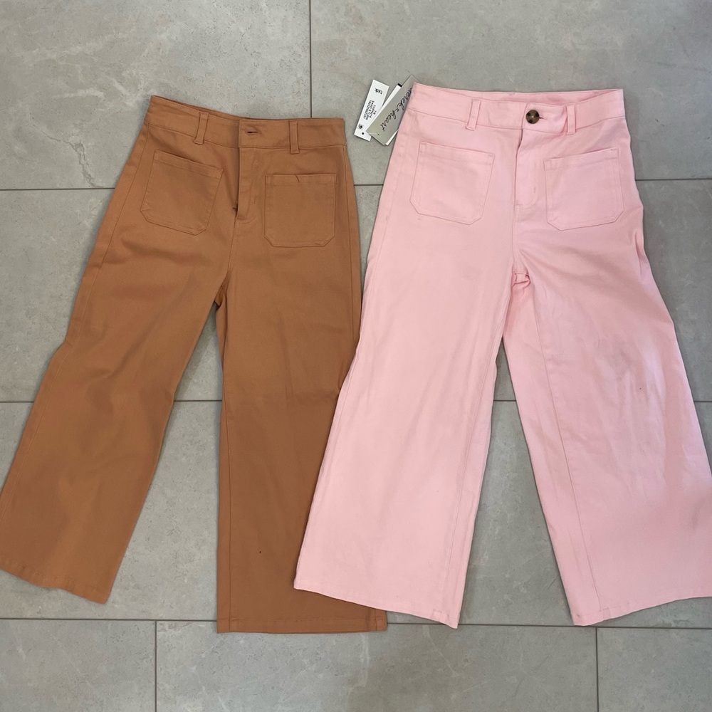 Derek Heart 7/8 Girls Wide Leg Pants